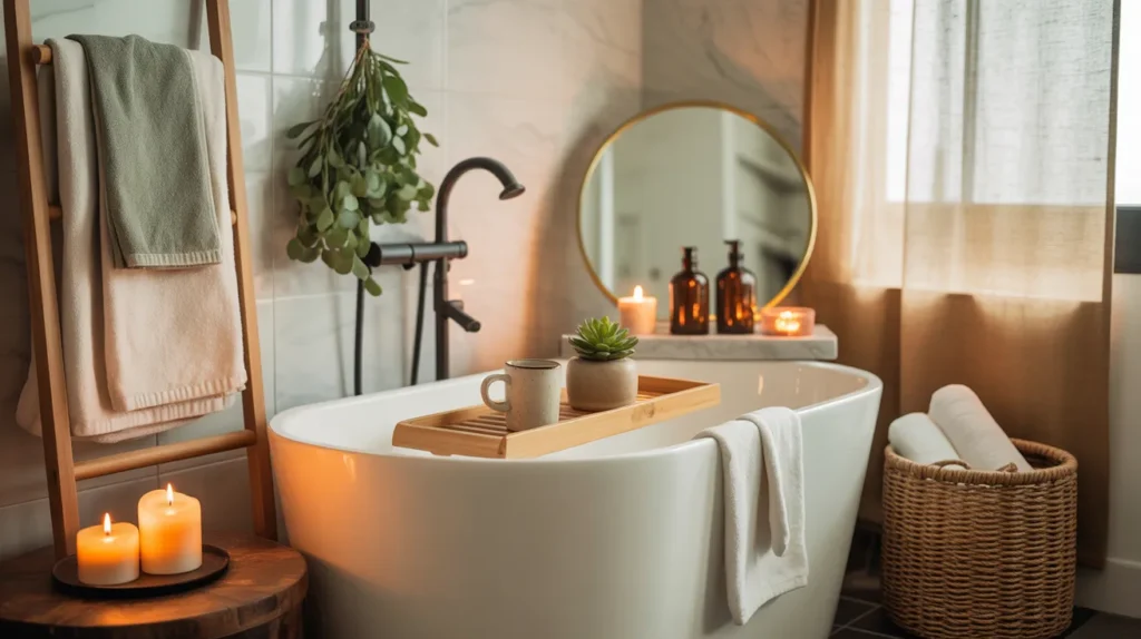 budget bathroom decor ideas that look expensive 2026 spa aesthetic