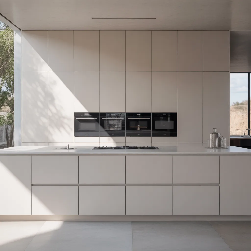 integrated appliance minimalist kitchen handleless cabinet 2026