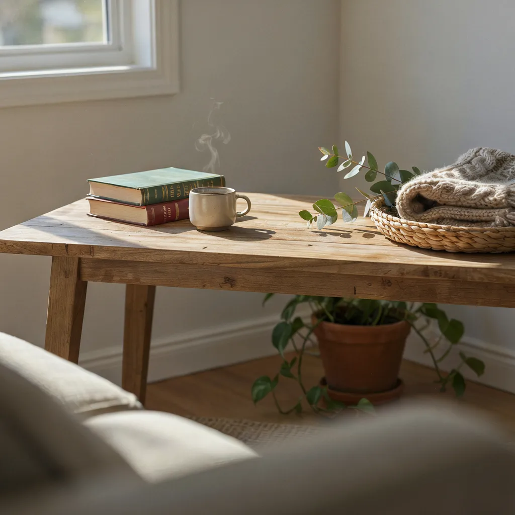 Reclaimed wood coffee table