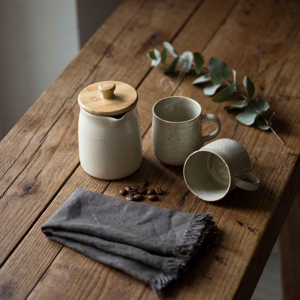 Stoneware coffee nook DIY gift set