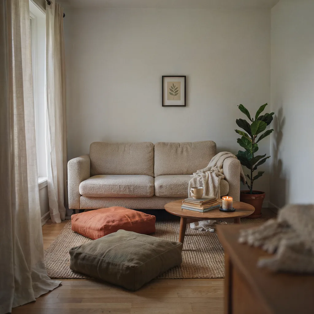 Floor cushions for extra seating